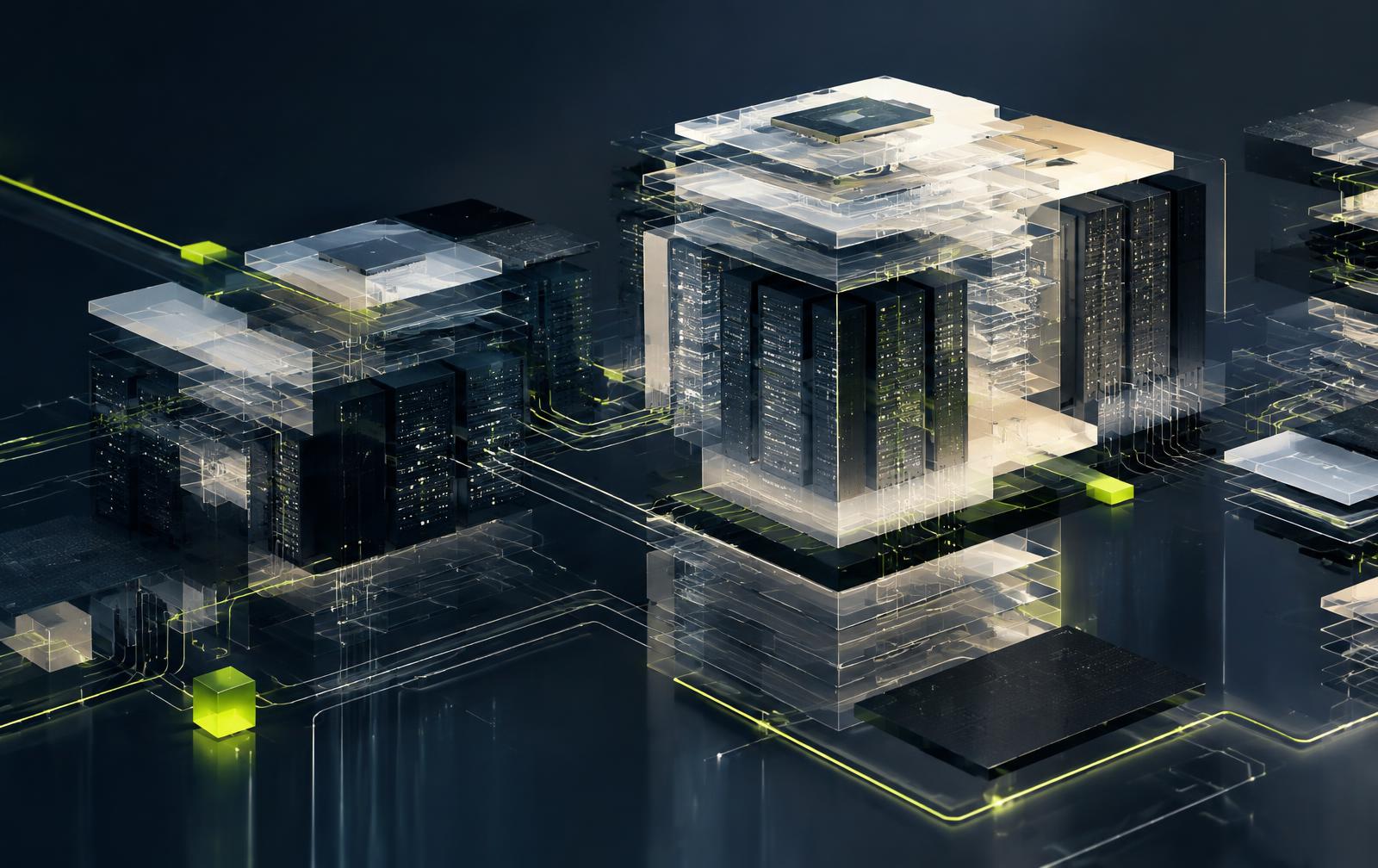 Layered abstract server and network infrastructure